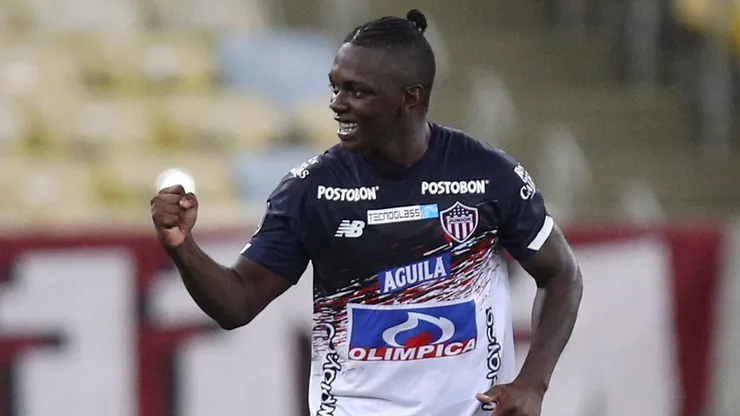 Cetré durante confronto entre Junior Barranquilla e Fluminense na Libertadores de 2021.