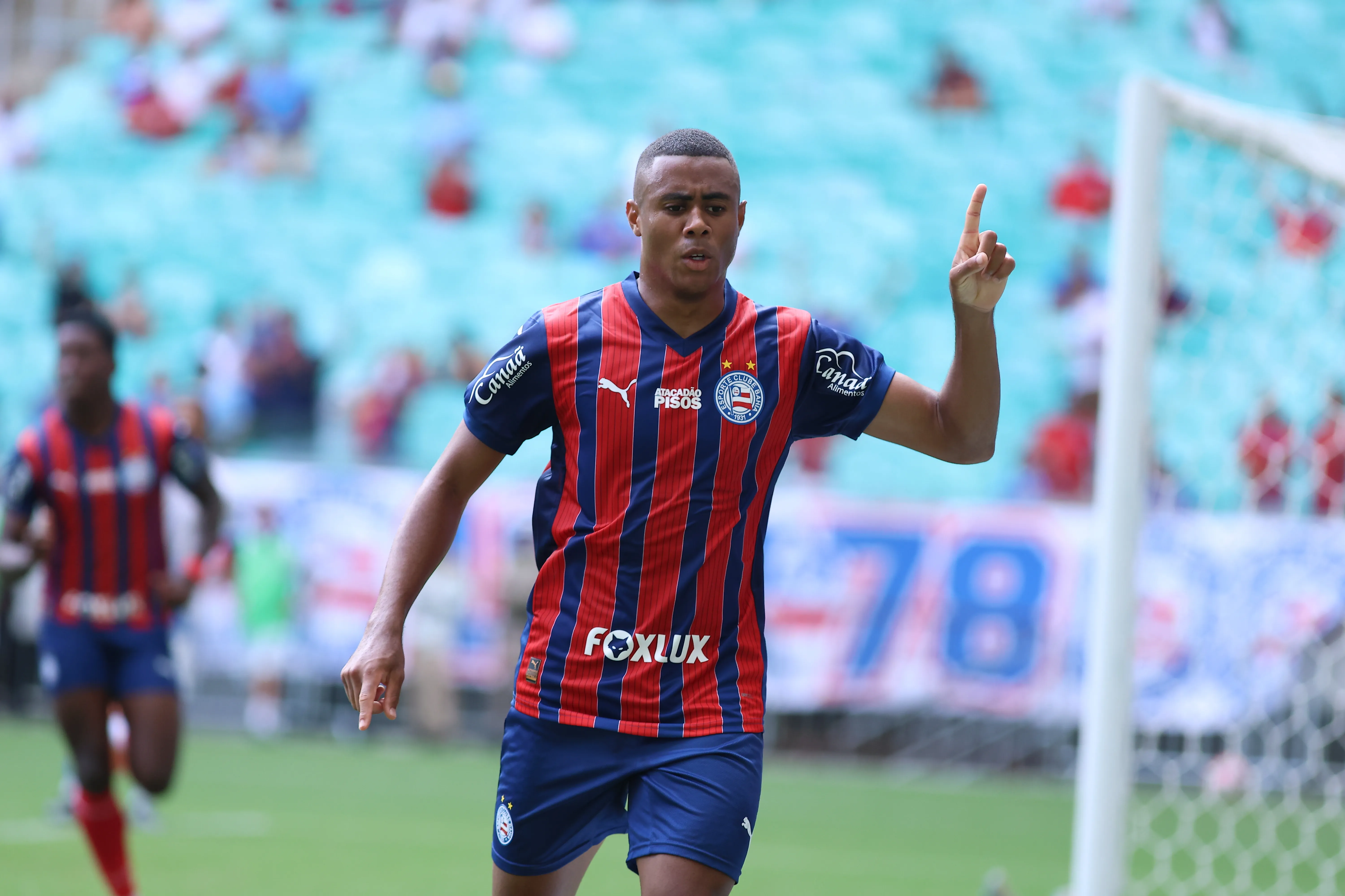 Erick durante partida contra o Galícia no Campeonato Baiano de 2026. Foto: Marcio Jose/AGIF