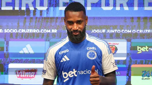 Gerson jogador do Cruzeiro durante  coletiva de imprensa para sua apresentacao realizada na Toca da Raposa II.   Foto: Gilson Lobo/AGIF
