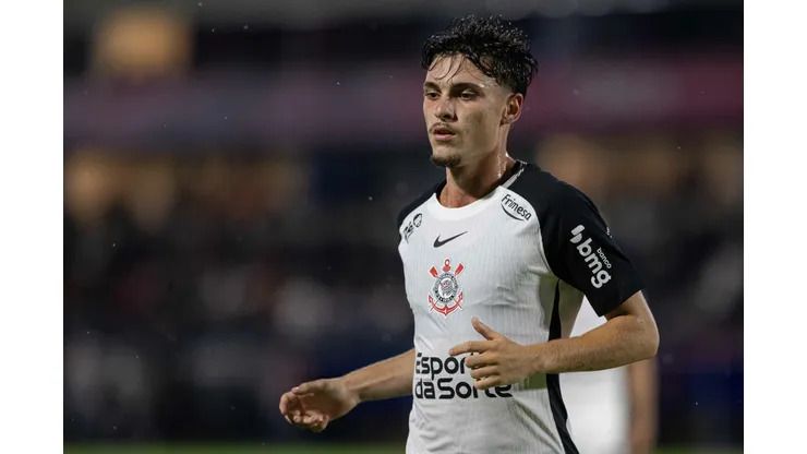 Breno Bidon jogador do Corinthians durante partida contra o Bragantino no estadio Cicero De Souza Marques pelo campeonato Paulista 2026. Foto: Joisel Amaral/AGIF