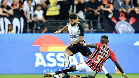 Yuri Alberto em Corinthians x São Paulo pelo Paulistão 2026. Foto: Marcello Zambrana/AGIF
