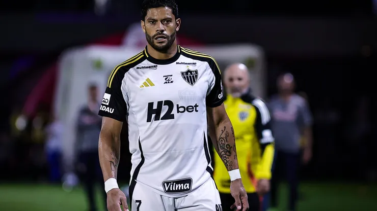 Hulk jogador do Atletico-MG durante partida contra o Bragantino no estadio Cicero De Souza Marques pelo campeonato Brasileiro A 2025. Foto: Fabio Giannelli/AGIF