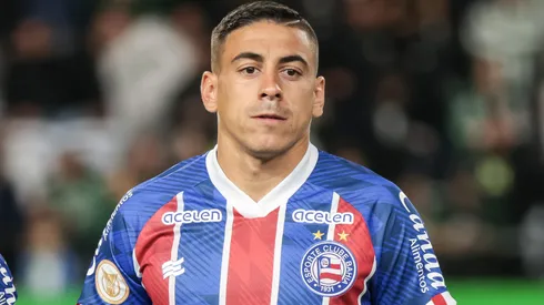Camilo Cándido durante confronto entre Coritiba e Bahia no Campeonato Brasileiro de 2023.
