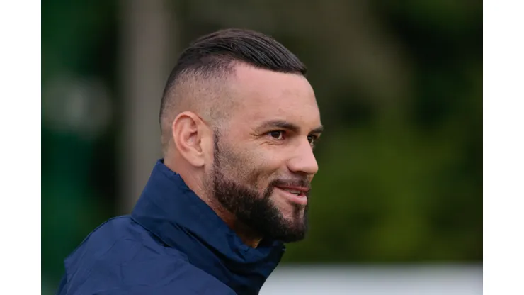 Treino do Palmeiras - Weverton durante treino do Palmeiras no CT Academia de Futebol.