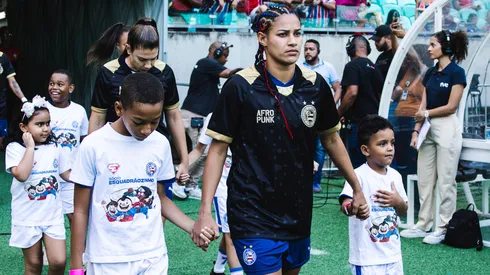 A atacante foi uma das grandes atletas das Mulheres de aço em 2025 – Foto: Letícia Martins/EC Bahia

