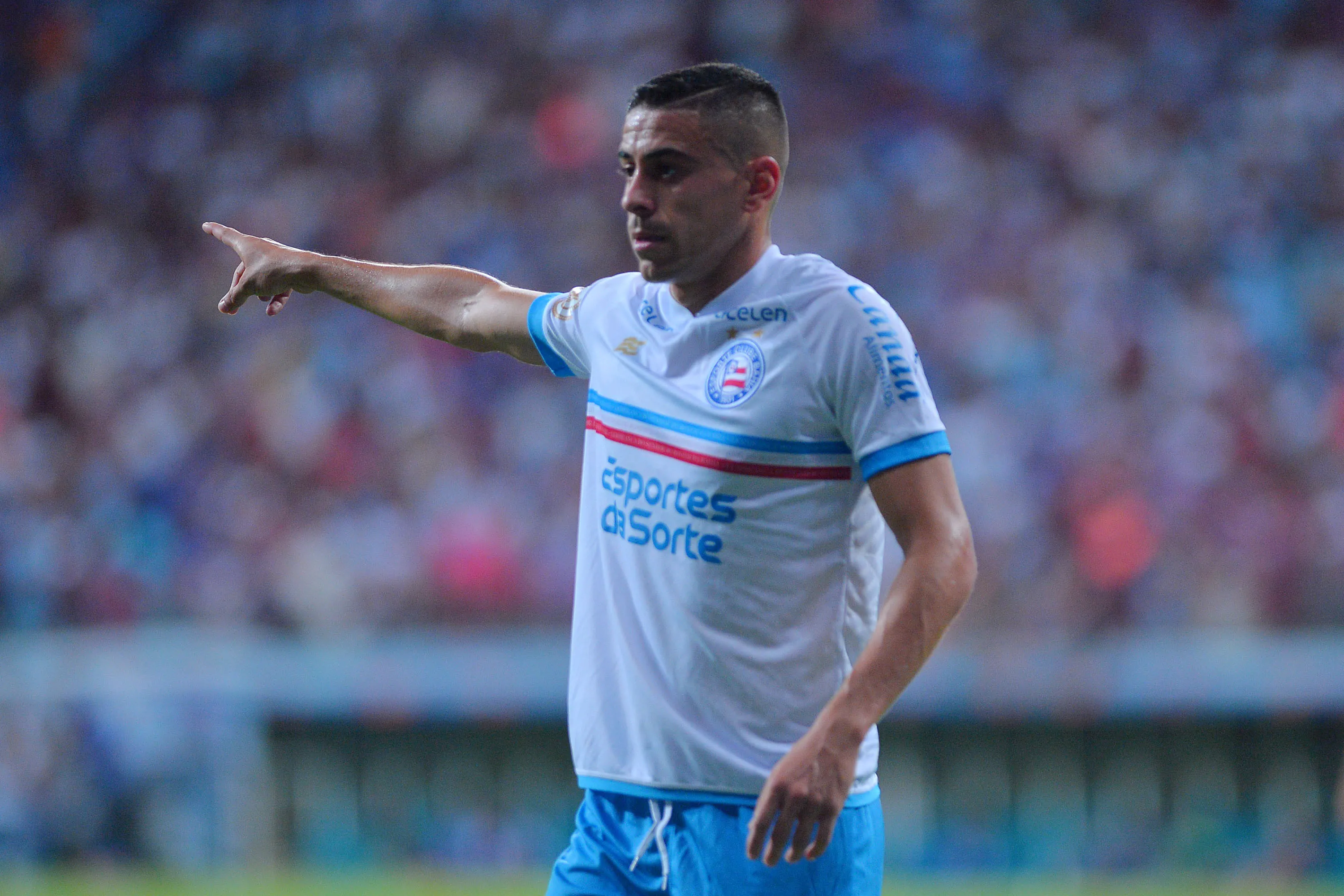 Camilo Cándido pelo Bahia em 2023. Foto: Walmir Cirne/AGIF