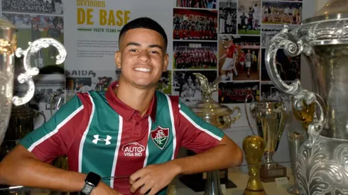 Miguel na base do Fluminense. Foto: Mailson Santana/Fluminense FC

