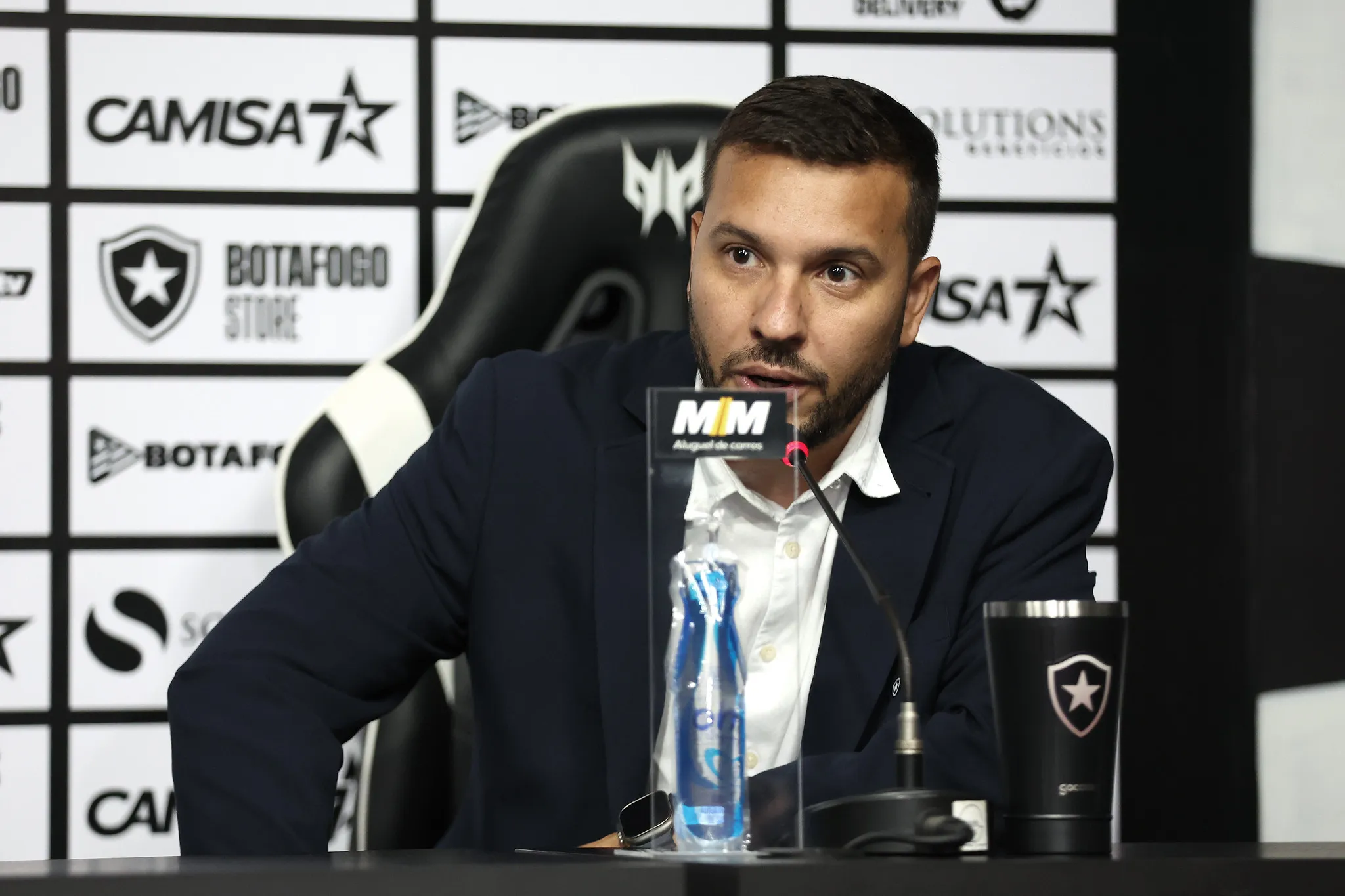 Alessandro Brito admitiu a dificuldade – Foto: Vitor Silva/Botafogo.