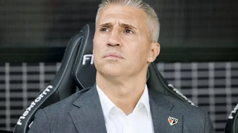 SP – SAO PAULO – 18/01/2026 – PAULISTA 2026, CORINTHIANS X SAO PAULO – Hernan Crespo tecnico do Sao Paulo durante partida contra o Corinthians no estadio Arena Corinthians pelo campeonato Paulista 2026. Foto: Marcello Zambrana/AGIF
