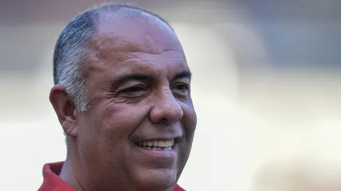 Marcos Braz dirigente do Flamengo antes da partida contra o Atletico-GO no estadio Maracana pelo campeonato Brasileiro A 2024.  Foto: Thiago Ribeiro/AGIF

