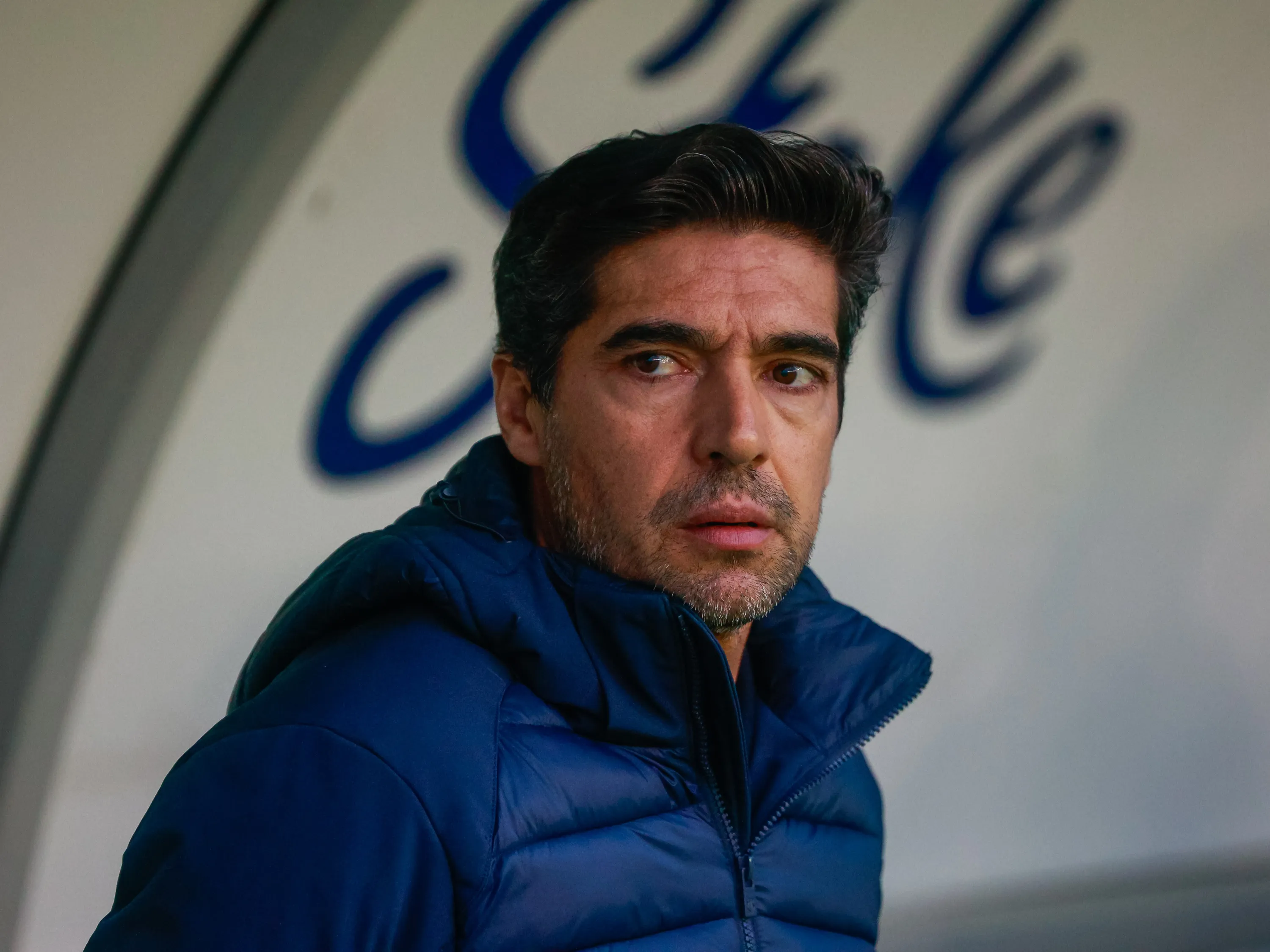 RS – CAXIAS DO SUL – 02/11/2025 – BRASILEIRO A 2025, JUVENTUDE X PALMEIRAS – Abel Ferreira tecnico do Palmeiras durante partida contra o Juventude no estadio Alfredo Jaconi pelo campeonato Brasileiro A 2025. Foto: Luiz Erbes/AGIF