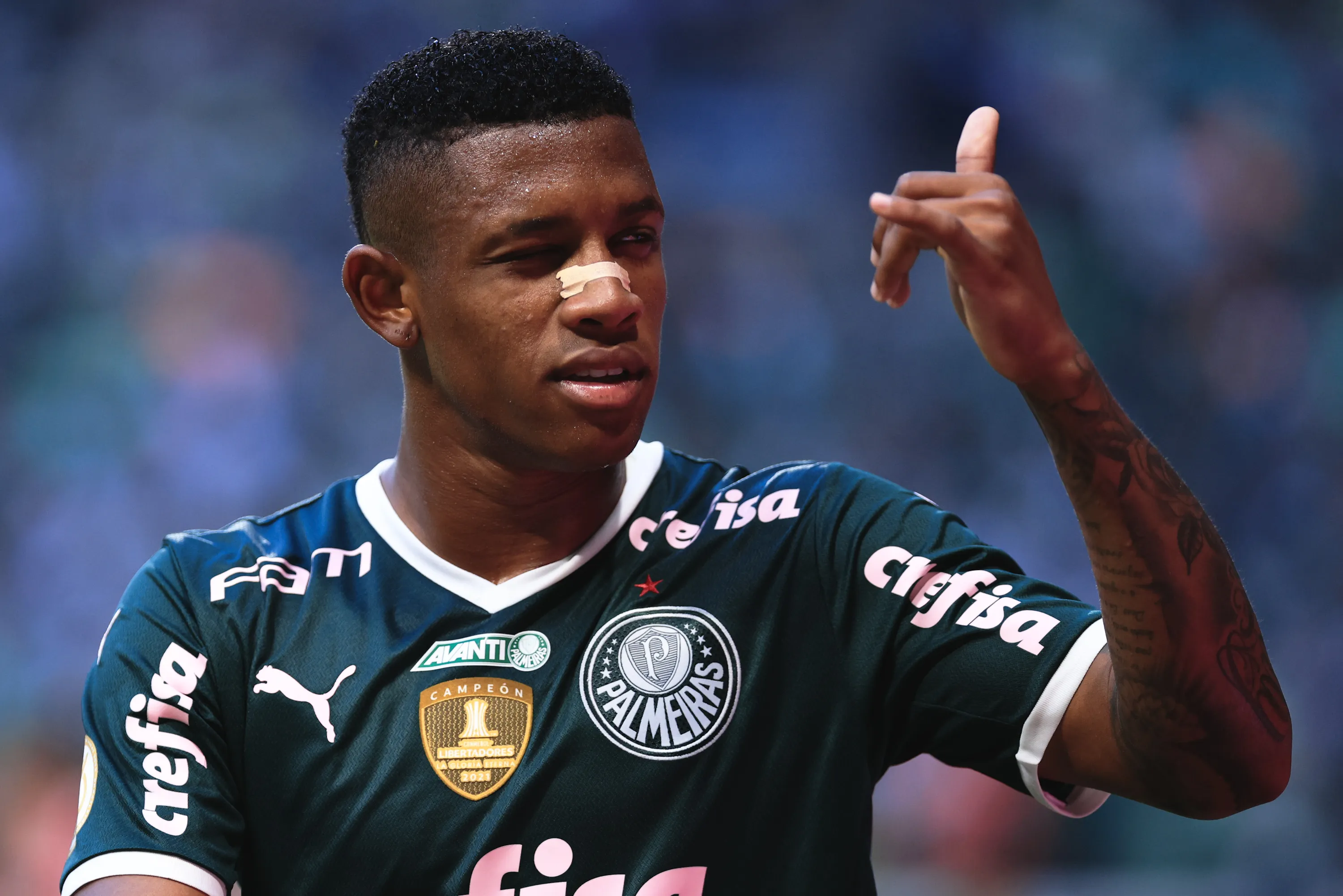 SP – Sao Paulo – 16/10/2022 – BRASILEIRO A 2022, PALMEIRAS X SAO PAULO – Danilo jogador do Palmeiras durante partida contra o Sao Paulo no estadio Arena Allianz Parque pelo campeonato Brasileiro A 2022. Foto: Ettore Chiereguini/AGIF