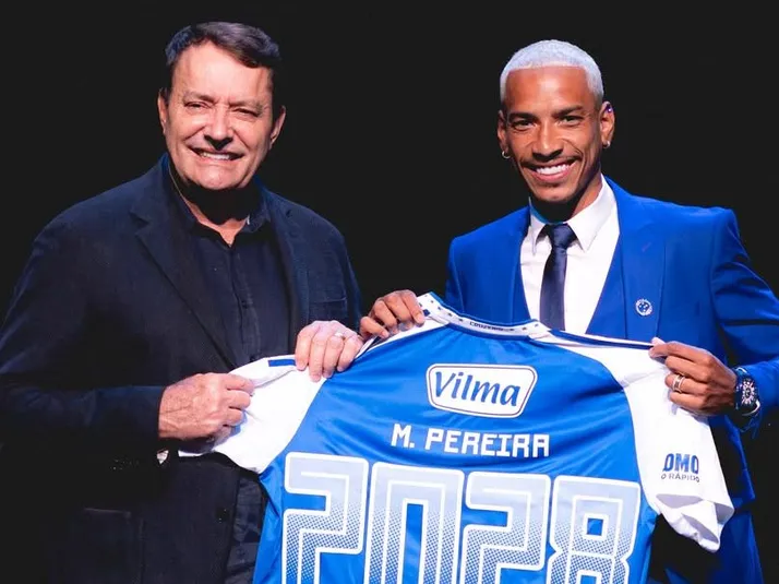 Cruzeiro anuncia renovação de contrato de Matheus Pereira