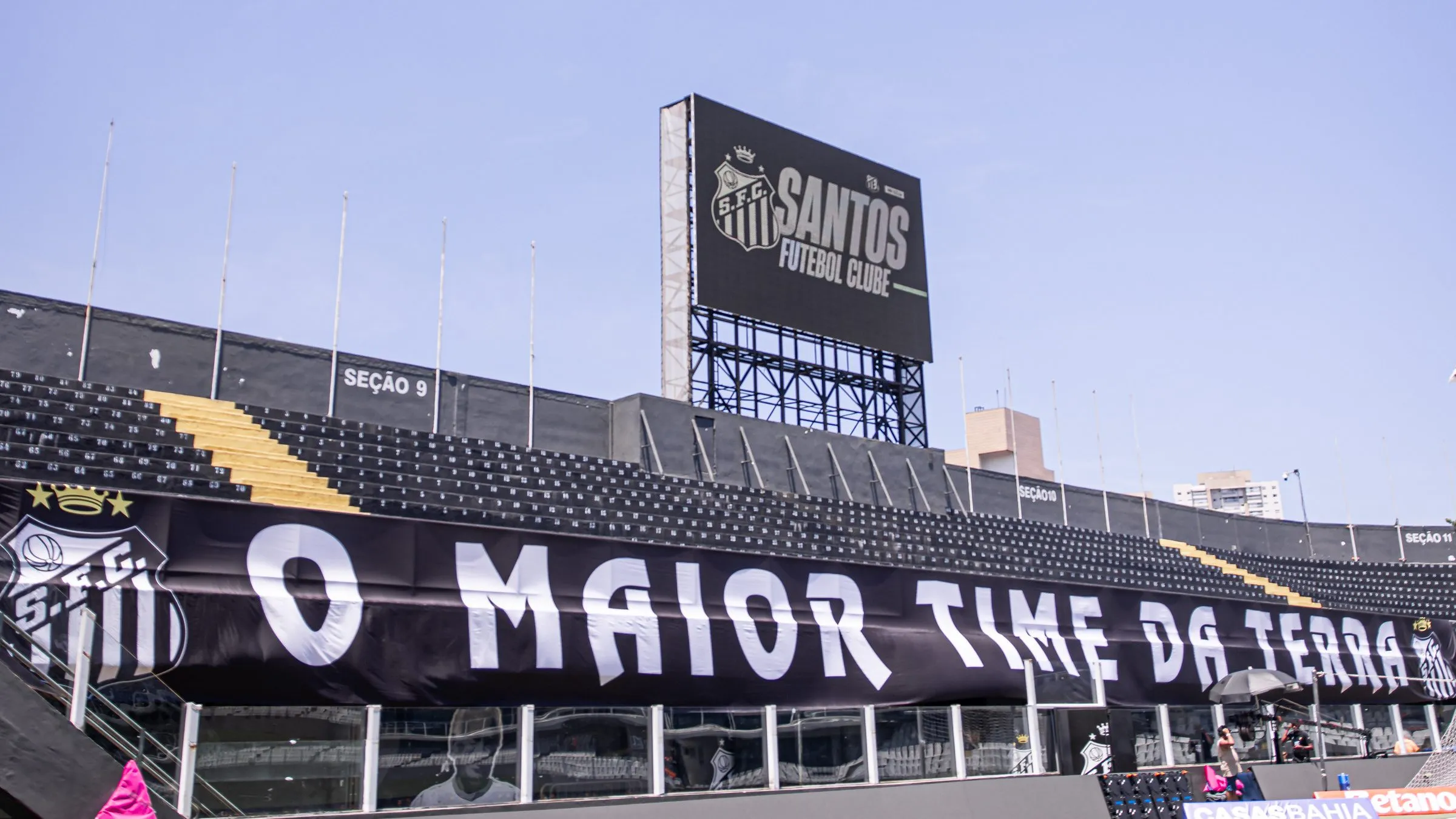 Vila Belmiro. Foto: Raul Baretta/ Santos FC.