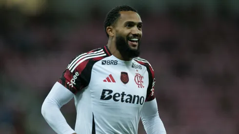 Juninho jogador do Flamengo durante a partida contra o Sport na Arena de Pernambuco, pelo Campeonato Brasileiro A 2025. Foto: Marlon Costa/AGIF