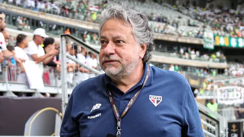 Julio Casares Presidente do Sao Paulo durante partida contra o Palmeiras no estadio Mineirao pelo campeonato Supercopa 2024. Foto: Gilson Lobo/AGIF