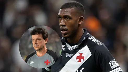 Fernando Diniz, técnico do Vasco, fala sobre saída de Rayan para o Bournemouth<br />
(Imagem: Joisel Amaral/AGIF/ Jorge Rodrigues/AGIF)