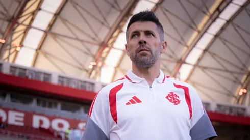 Paulo Pezzolano técnico do Internacional durante partida contra o INTER-SM no estádio Beira-Rio pelo campeonato Gaúcho 2026. Foto: Maxi Franzoi/AGIF