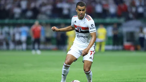 Alisson jogador do Sao Paulo durante partida contra o Agua Santa no estadio Arena Allianz Parque pelo campeonato Paulista 2023.