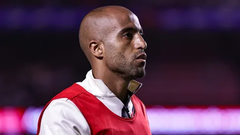Lucas Moura em campo pelo Tricolor. Foto: Fabio Giannelli/AGIF