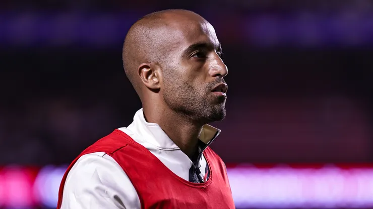 Lucas Moura em campo pelo Tricolor. Foto: Fabio Giannelli/AGIF