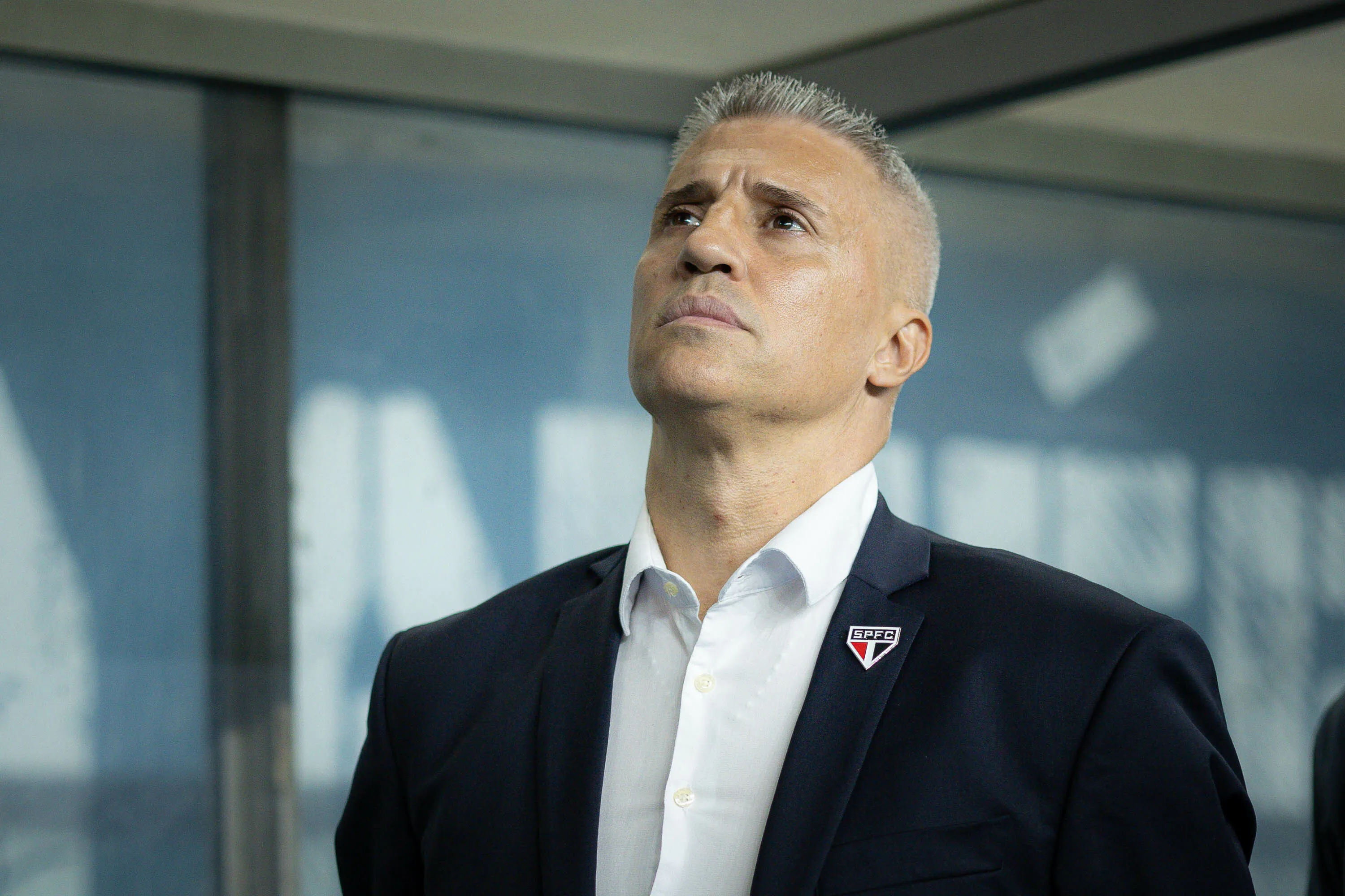 Neste momento, Crespo não será demitido – Foto: Maxi Franzoi/AGIF.