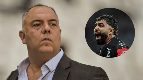 Marcos Braz e Gabigol deixaram o Flamengo no fim de 2024. Fotos: Thiago Ribeiro/AGIF