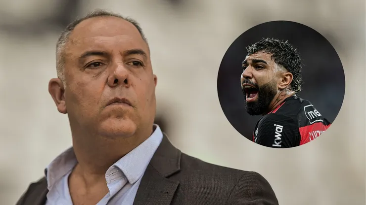 Marcos Braz e Gabigol deixaram o Flamengo no fim de 2024. Fotos: Thiago Ribeiro/AGIF