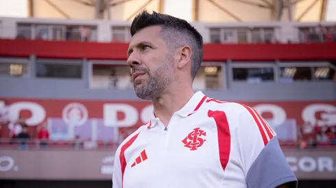 Paulo Pezzolano tecnico do Internacional durante partida contra o INTER-SM no estadio Beira-Rio pelo campeonato Gaucho 2026. Foto: Maxi Franzoi/AGIF