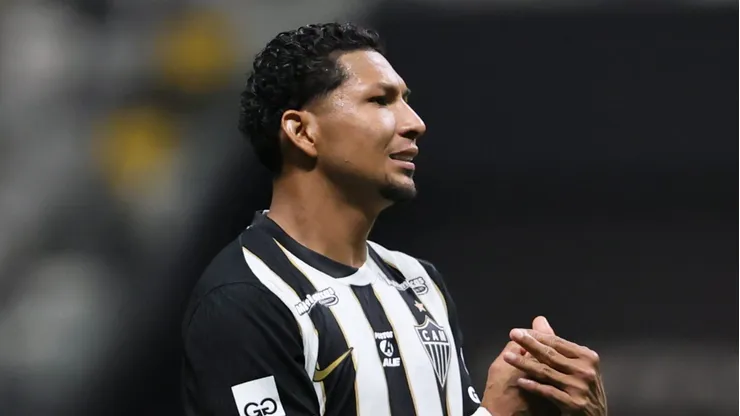 Rony jogador do Atletico-MG lamenta durante partida contra o Betim no estadio Arena MRV pelo campeonato Mineiro 2026. Foto: Gilson Lobo/AGIF
