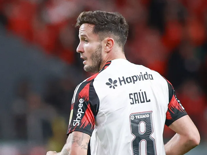 Retorno de Saúl é aguardado no Flamengo na próxima semana