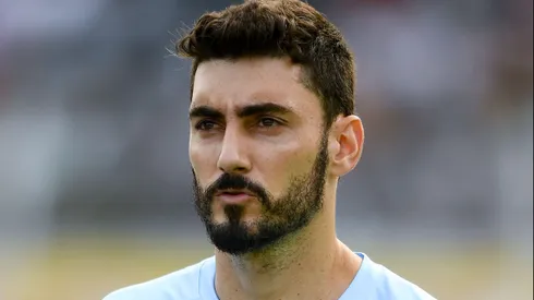 Rafael durante confronto contra o Vitória no Campeonato Brasileiro de 2025.