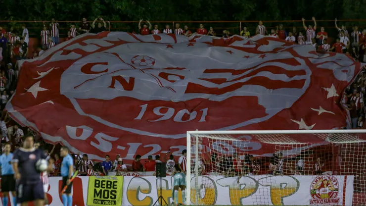 Torcida do Náutico durante partida contra Ferroviário no estádio Aflitos pelo campeonato Brasileiro C 2024. Foto: Rafael Vieira/AGIF