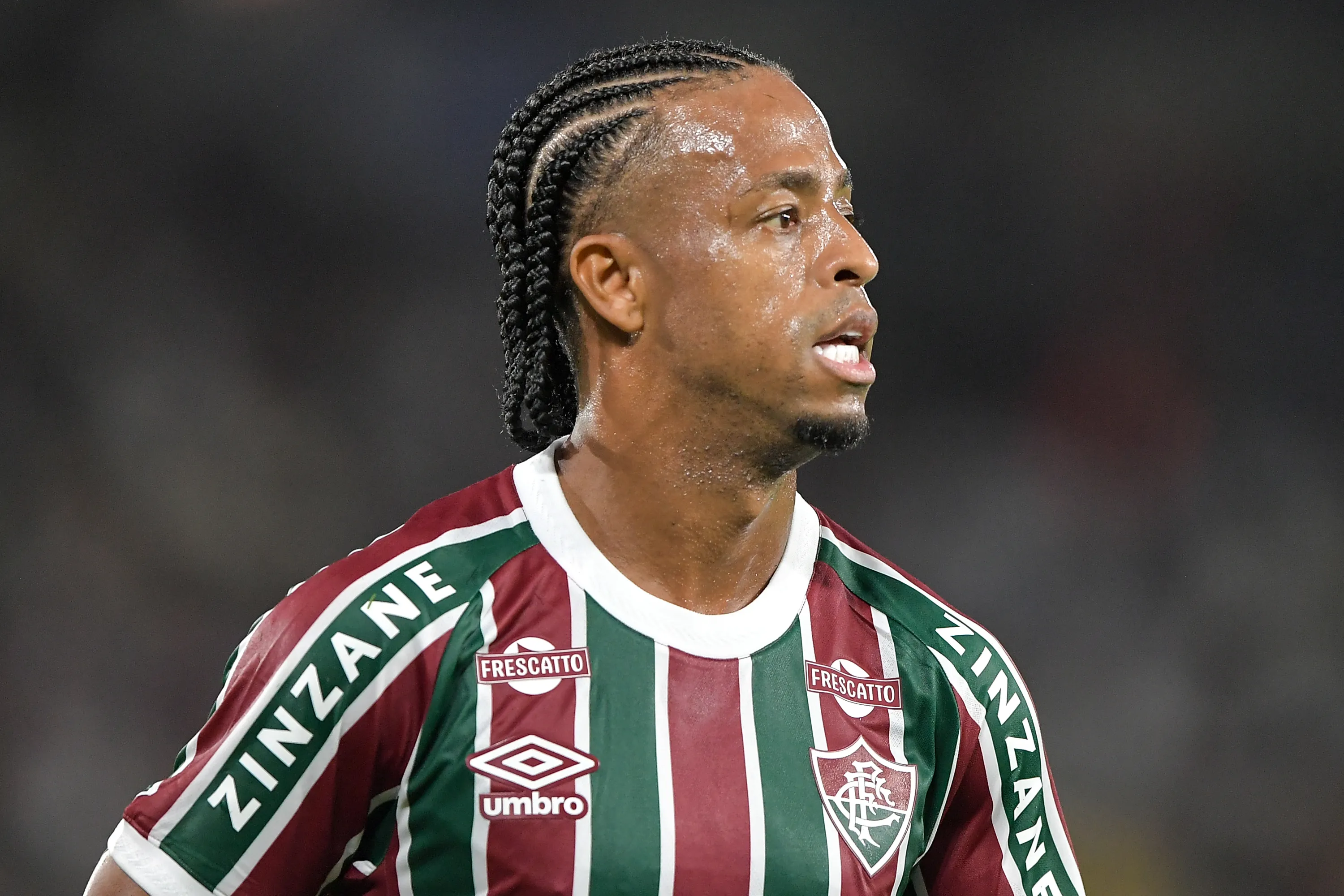 Keno jogador do Fluminense durante partida contra o Gremio no estadio Maracana pelo campeonato Brasileiro A 2025. Foto: Thiago Ribeiro/AGIF