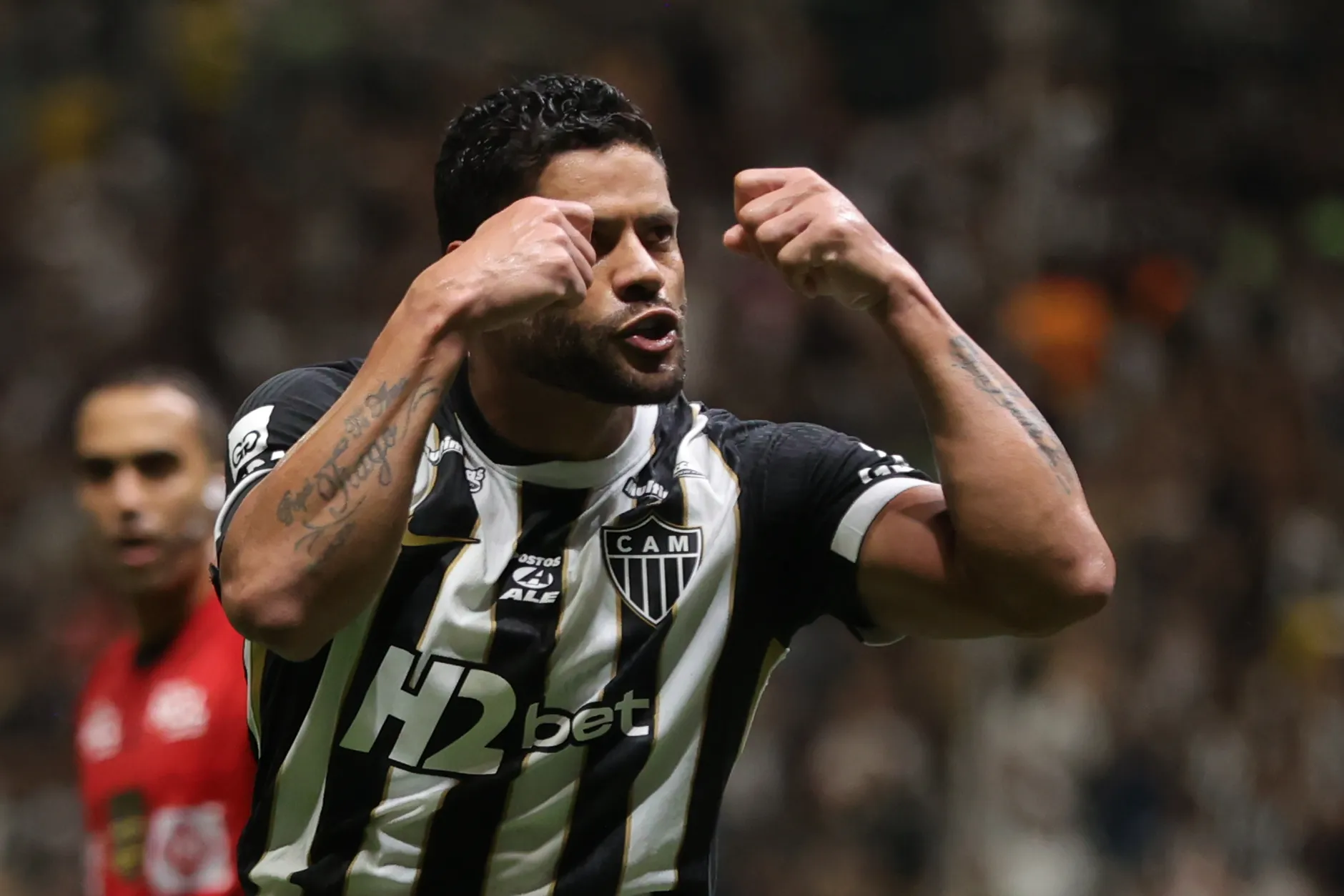 ‘Chorão’? Hulk rebate críticas após decidir clássico para o Atlético-MG. Foto: Gilson Lobo/AGIF