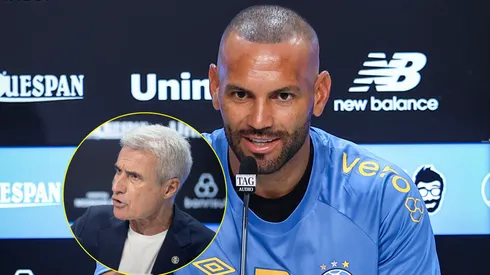 Luís Castro, técnico do Grêmio, fala sobre atuação de Weverton após derrota para o Internacional no Campeonato Gaúcho (Imagem: LUCAS UEBEL/GREMIO/ Maxi Franzoi/AGIF)