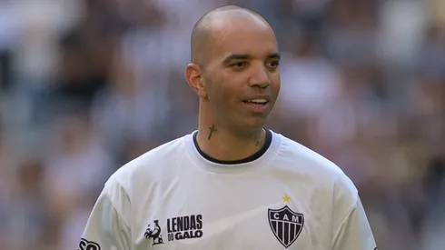 Diego Tardelli durante partida festiva em 2023.