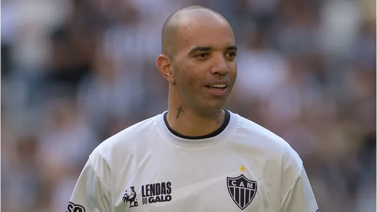 Diego Tardelli durante partida festiva em 2023.