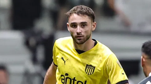 Pedro Milans durante confronto entre Peñarol e Atlético-MG na Libertadores de 2024.