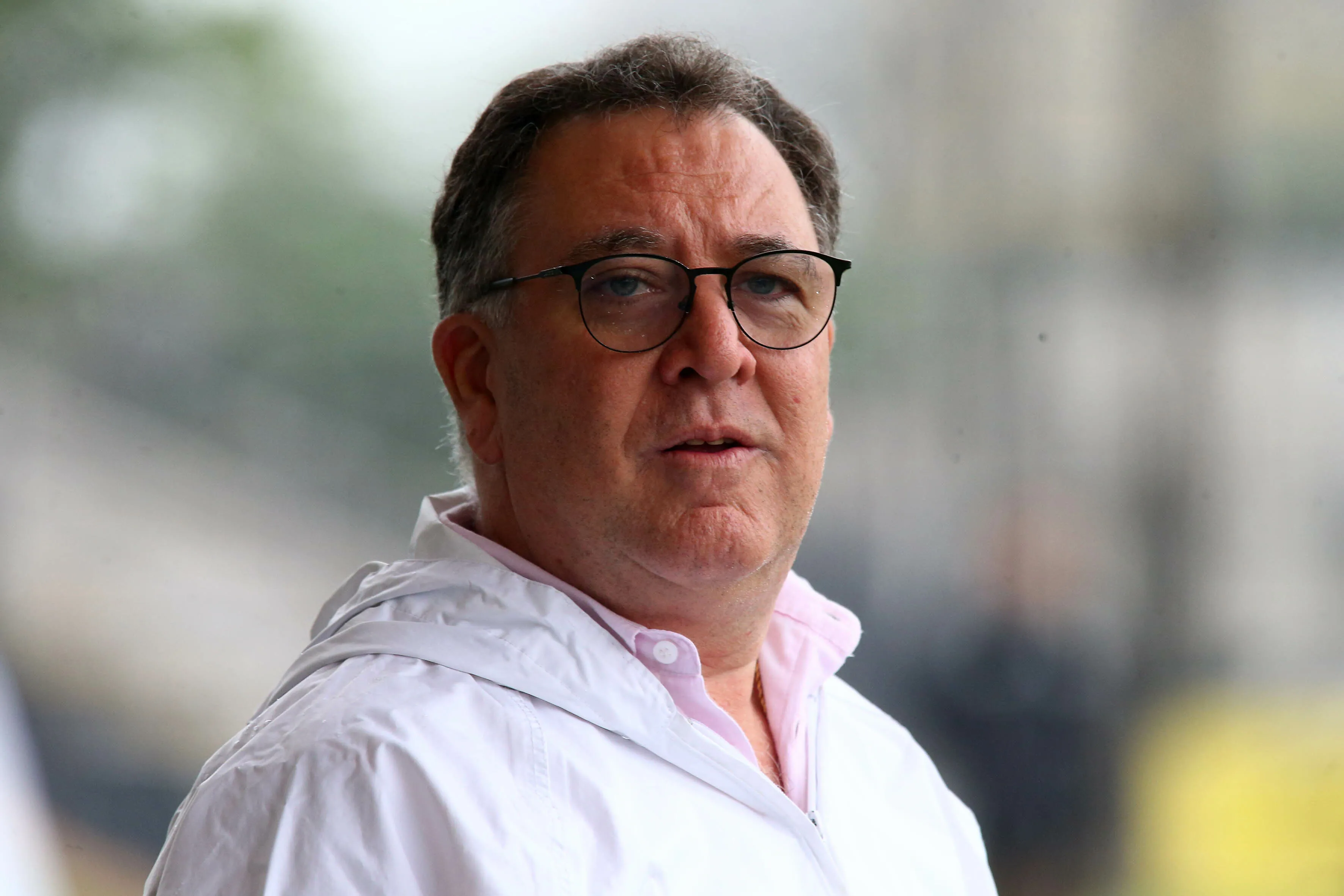 O presidente Marcelo Teixeira do Santos FC durante treino no Centro de Treinamento CT Rei Pele – Foto: Mauricio De Souza/AGIF