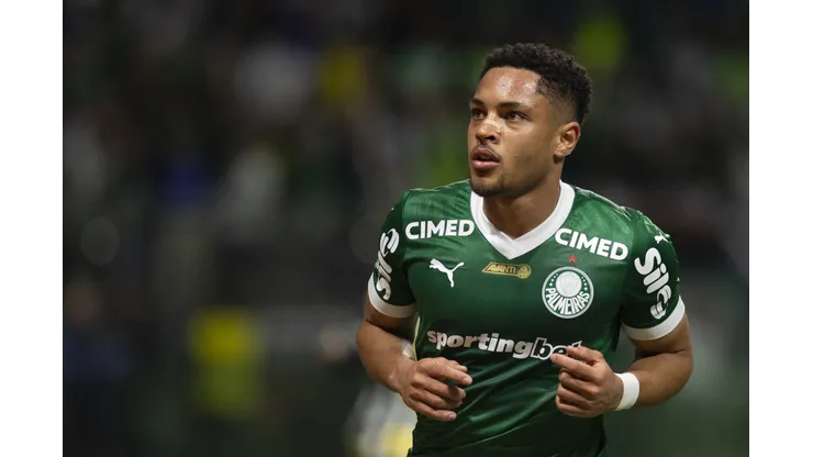 Vitor Roque, jogador do Palmeiras