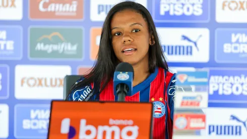 Jogadora chega ao Bahia após dois anos atuando pelo Minas Brasília – Foto: Site oficial/Bahia