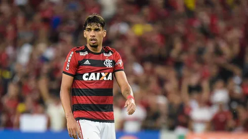 Lucas Paqueta jogador do Flamengo durante partida contra o Sao Paulo no estadio Maracana pelo campeonato Brasileiro A 2018.