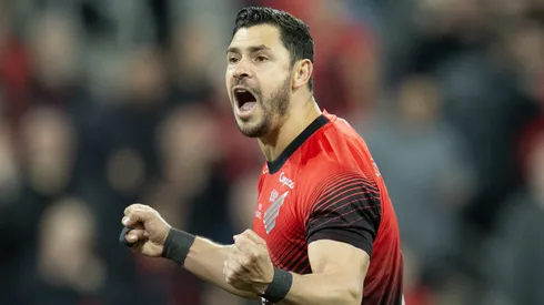 Giuliano durante confronto entre Athletico-PR x São Paulo na Copa do Brasil de 2025.