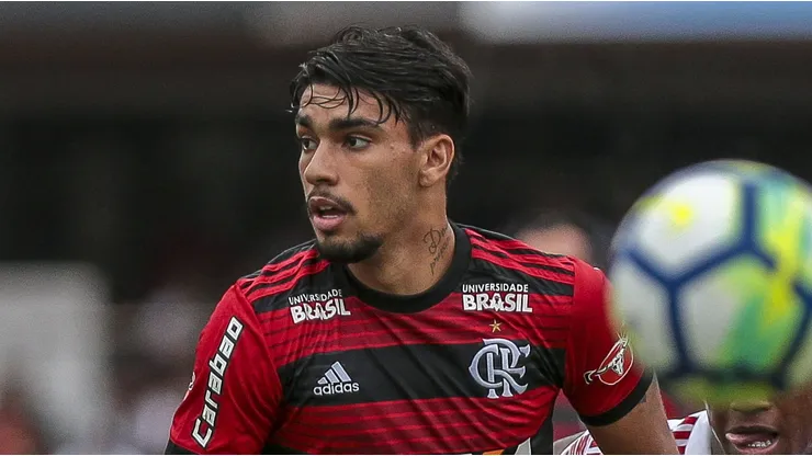 Lucas Paqueta do Flamengo durante partida contra o Sao Paulo no estadio Morumbi pelo campeonato Brasileiro A 2018. Foto: Ale Cabral/AGIF
