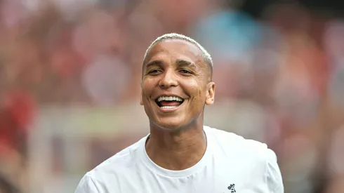 Deyverson jogador do Atletico-MG antes da partida contra o Flamengo no estadio Maracana pelo campeonato Copa Do Brasil 2024.