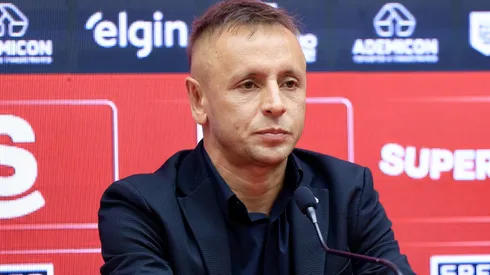 Rafinha durante apresentação no São Paulo.