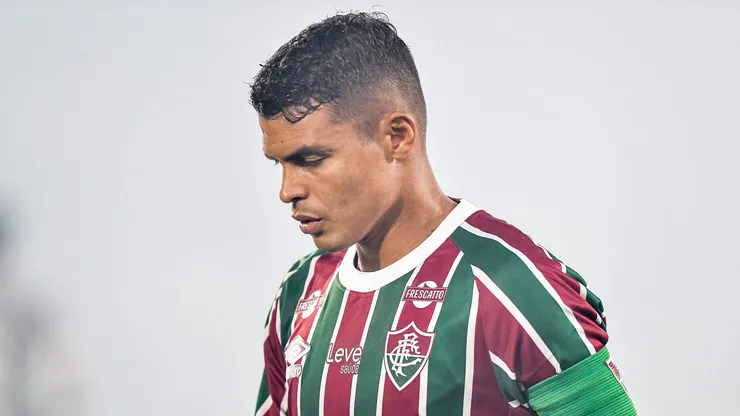 Thiago Silva jogador do Fluminense durante partida contra o Vasco no estadio Maracana pelo campeonato Copa Do Brasil 2025. Foto: Thiago Ribeiro/AGIF