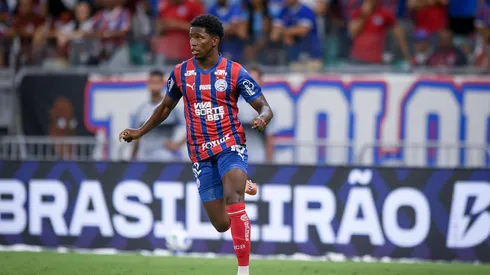 Ruan Pablo jogador do Bahia durante partida contra o Sport no estadio Fonte Nova pelo campeonato Brasileiro A 2025. Foto: Jhony Pinho/AGIF