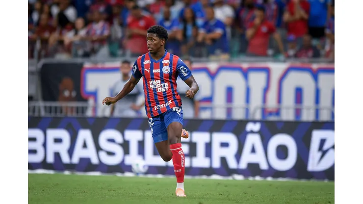 Ruan Pablo jogador do Bahia durante partida contra o Sport no estadio Fonte Nova pelo campeonato Brasileiro A 2025. Foto: Jhony Pinho/AGIF